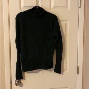 Forest green mock neck sweater